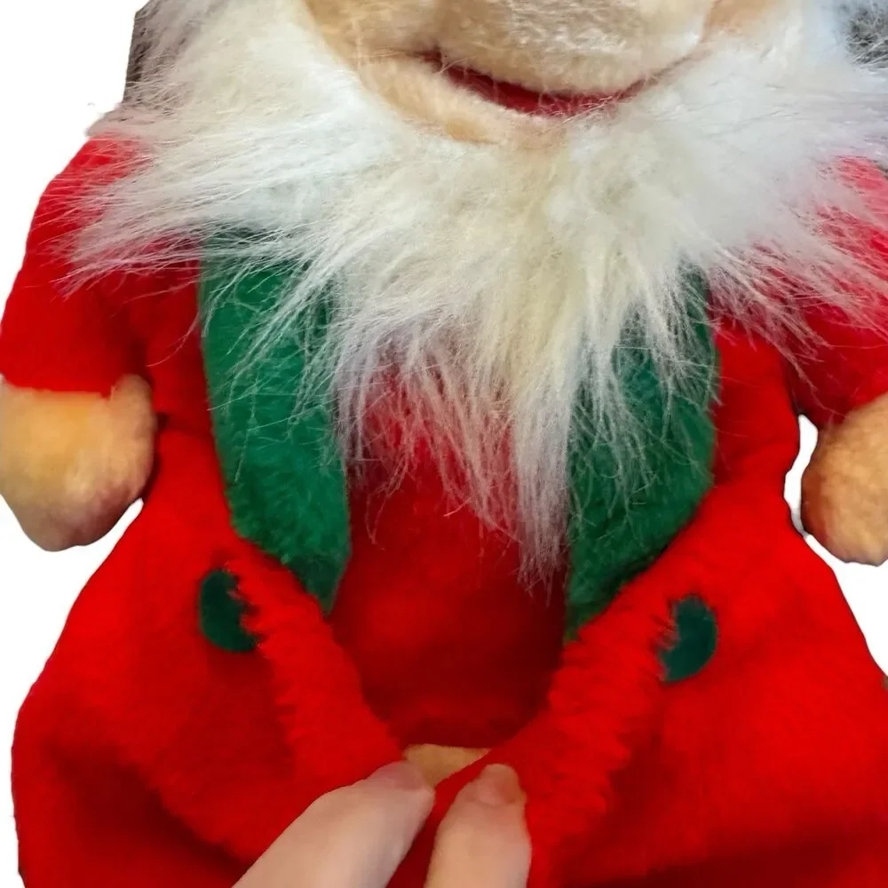 vintage‎ Rennoc Santa Stocking Dwarf Dwarves Chritmas hanging